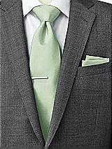 Rear View Thumbnail - Celadon Classic Yarn-Dyed Pocket Squares by After Six