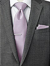 Rear View Thumbnail - Lilac Haze Classic Yarn-Dyed Pocket Squares by After Six