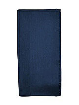 Front View Thumbnail - Midnight Navy Classic Yarn-Dyed Pocket Squares by After Six