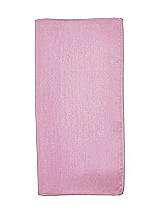 Front View Thumbnail - Powder Pink Classic Yarn-Dyed Pocket Squares by After Six