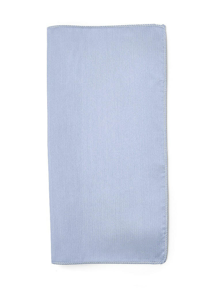 Front View - Sky Blue Classic Yarn-Dyed Pocket Squares by After Six