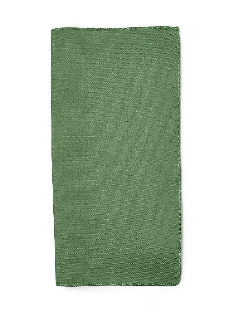 Front View - Vineyard Green Classic Yarn-Dyed Pocket Squares by After Six