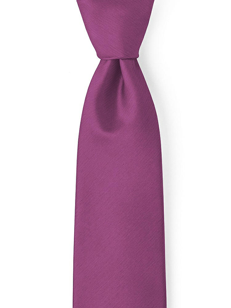 Front View - Radiant Orchid Classic Yarn-Dyed Neckties by After Six