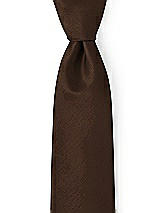 Front View Thumbnail - Espresso Classic Yarn-Dyed Neckties by After Six