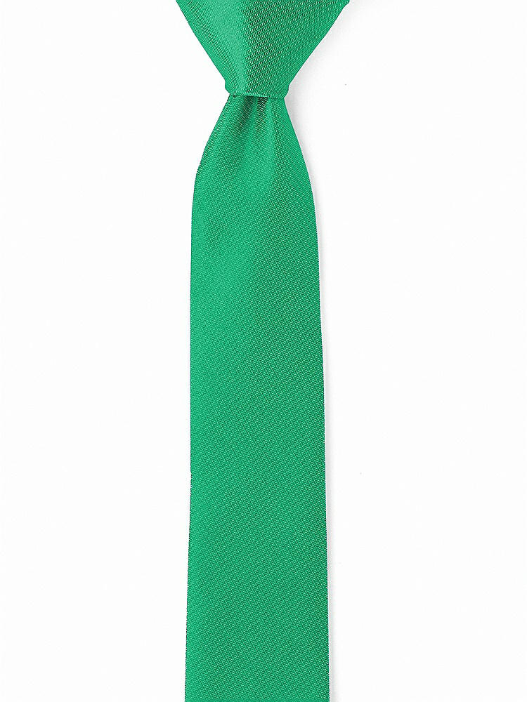 Front View - Pantone Emerald Yarn-Dyed Narrow Ties by After Six