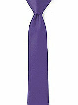 Front View Thumbnail - Regalia - PANTONE Ultra Violet Yarn-Dyed Narrow Ties by After Six