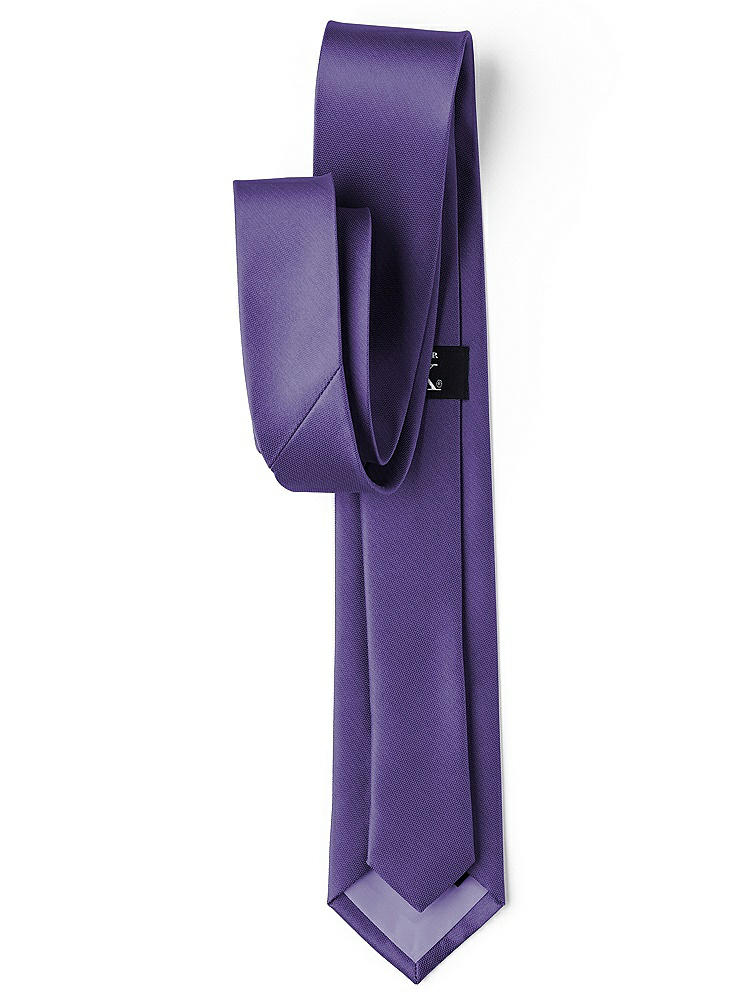 Back View - Regalia - PANTONE Ultra Violet Yarn-Dyed Narrow Ties by After Six