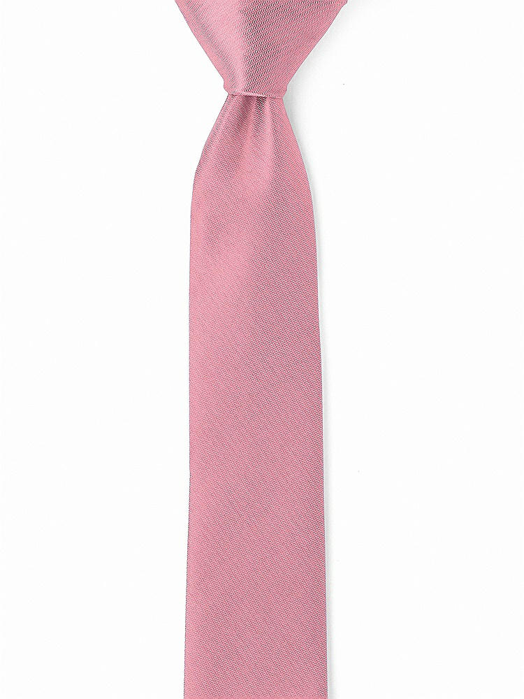 Front View - Carnation Yarn-Dyed Narrow Ties by After Six