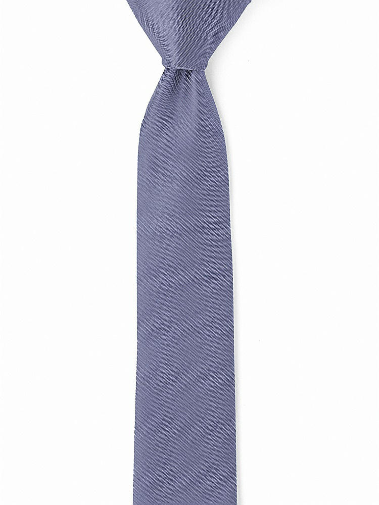 Front View - French Blue Yarn-Dyed Narrow Ties by After Six