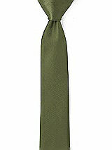 Front View Thumbnail - Olive Green Yarn-Dyed Narrow Ties by After Six