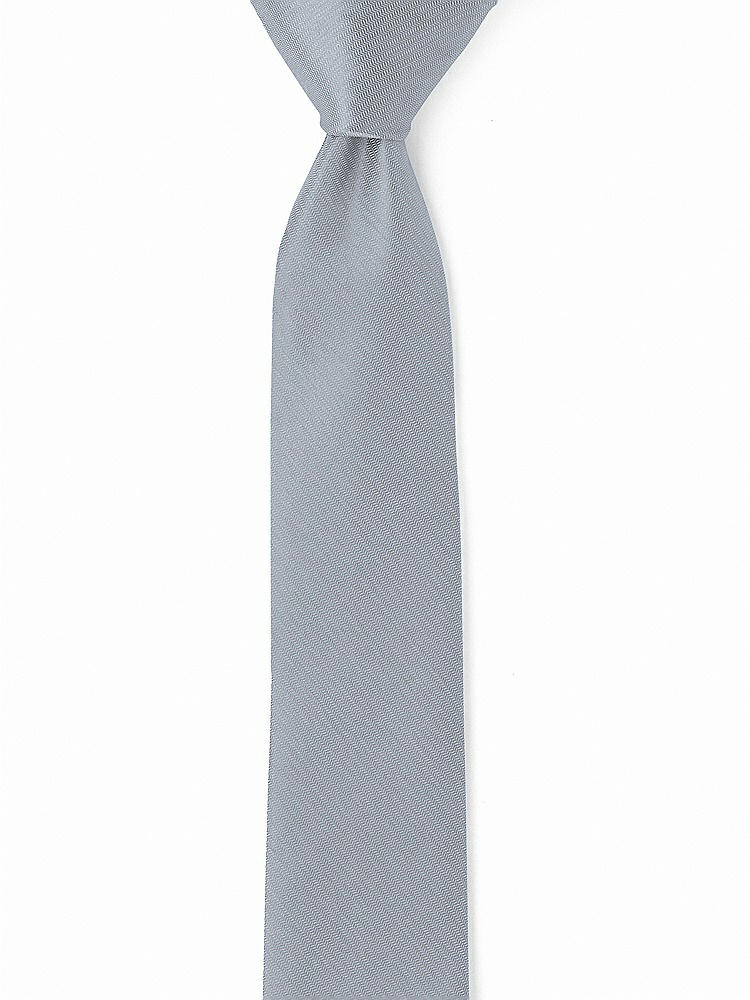 Front View - Platinum Yarn-Dyed Narrow Ties by After Six