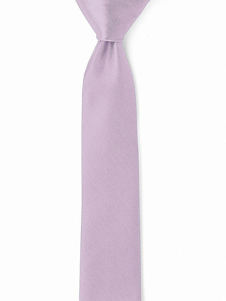 Front View - Pale Purple Yarn-Dyed Narrow Ties by After Six
