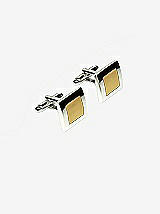 Front View Thumbnail - Sunflower Color Block Cufflinks by After Six