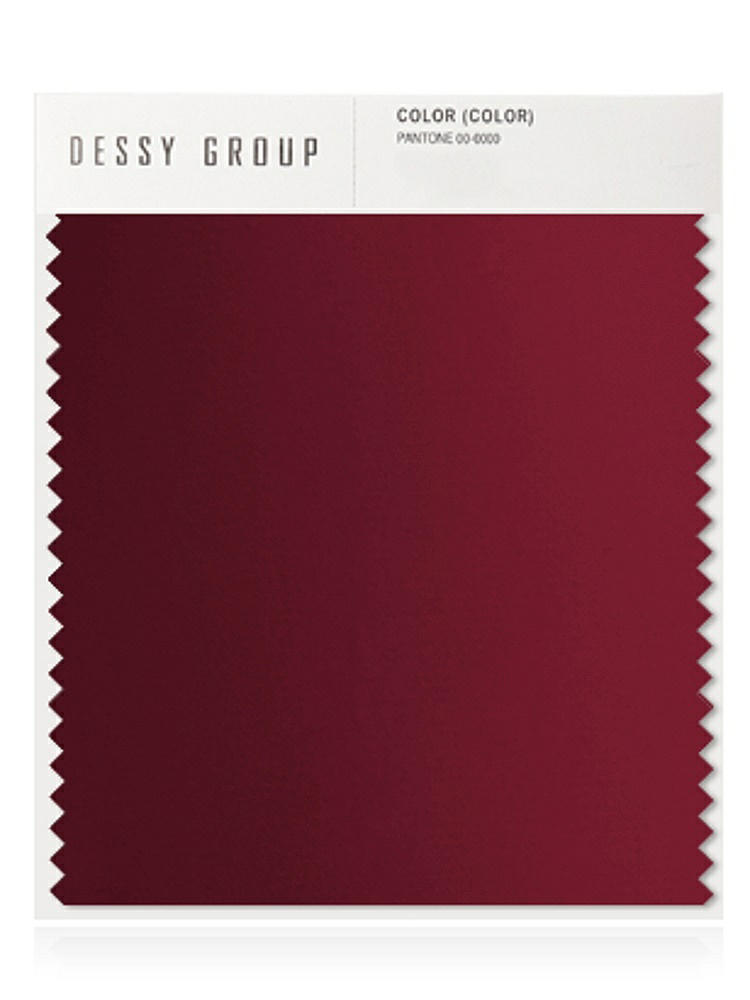 Front View - Burgundy Crepe Swatch