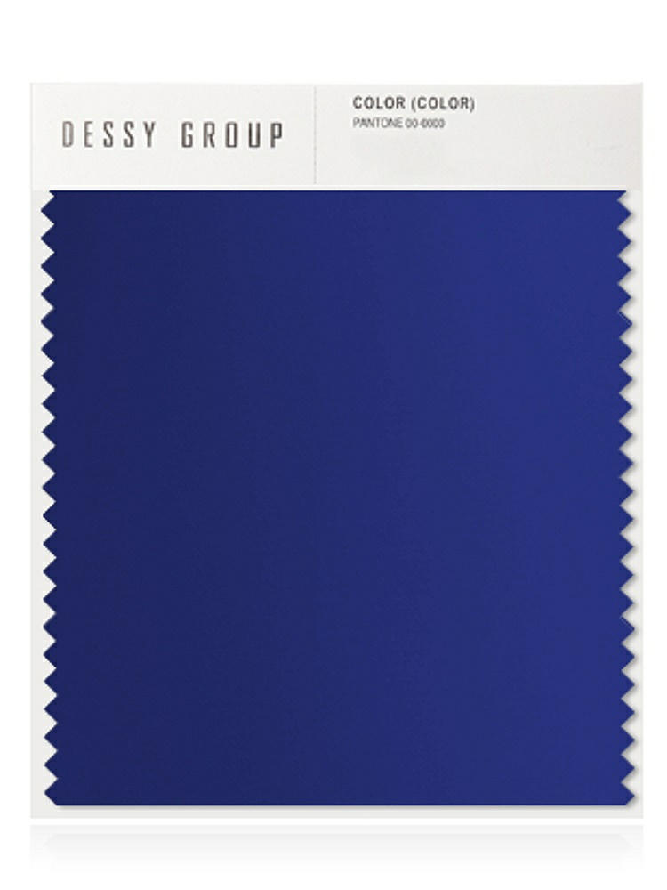 Front View - Cobalt Blue Crepe Swatch
