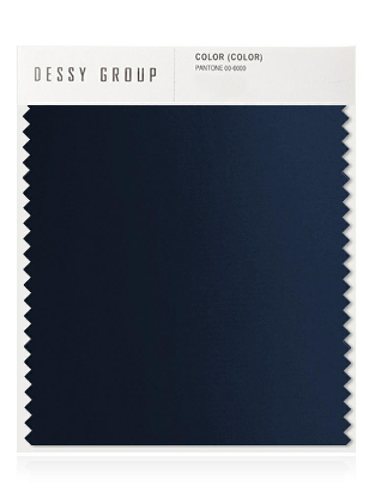 Front View - Midnight Navy Crepe Swatch