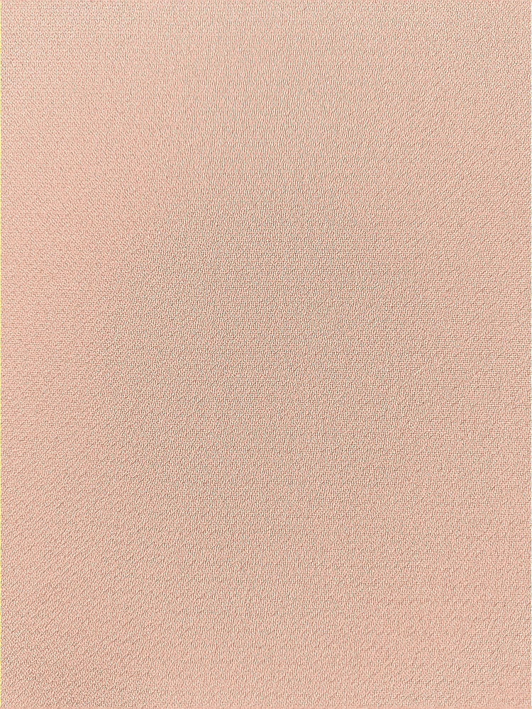 Front View - Pale Peach Crepe Fabric by the Yard