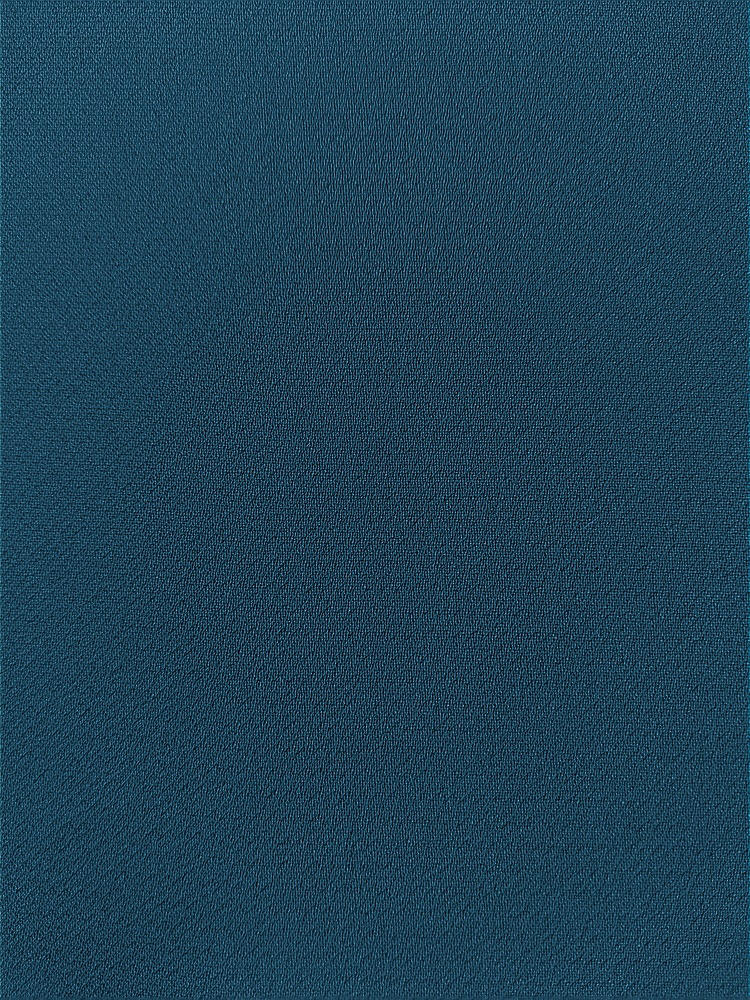 Front View - Atlantic Blue Crepe Fabric by the Yard
