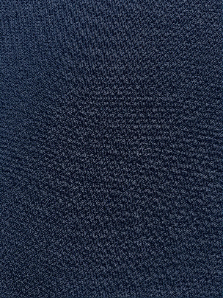 Front View - Midnight Navy Crepe Fabric by the Yard
