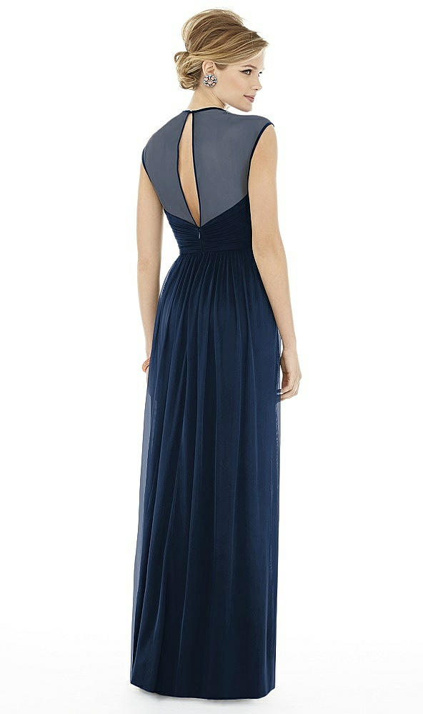 Back View - Midnight Navy Alfred Sung Style D705