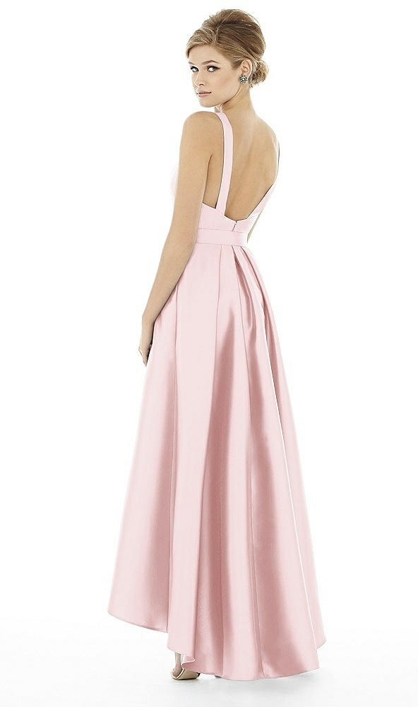 Back View - Ballet Pink Alfred Sung Style D706