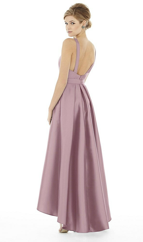 Back View - Dusty Rose Alfred Sung Style D706