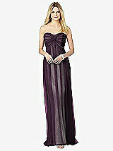 Front View Thumbnail - Aubergine & Oyster After Six Bridesmaids Style 6725