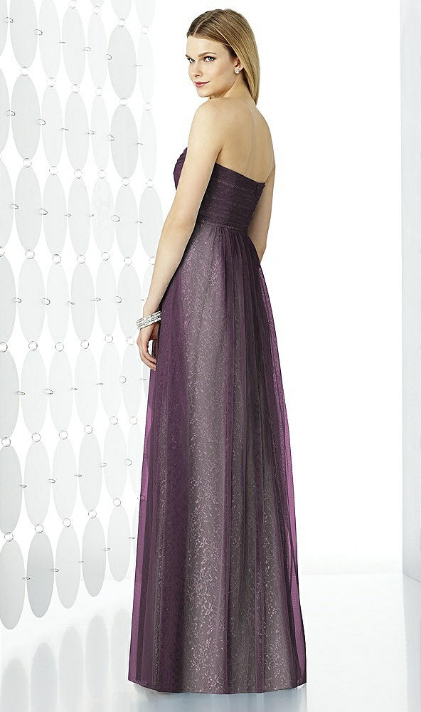 Back View - Aubergine & Oyster After Six Bridesmaids Style 6725