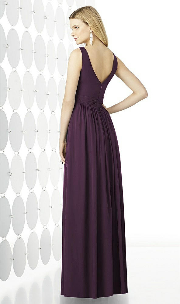 Back View - Aubergine After Six Bridesmaid Dress 6727