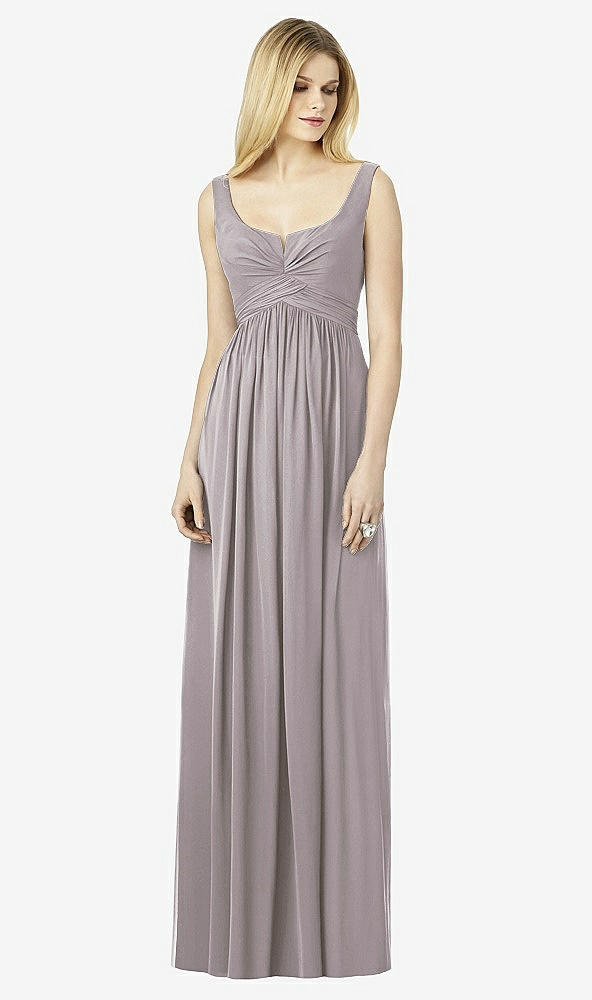 Front View - Cashmere Gray After Six Bridesmaid Dress 6727