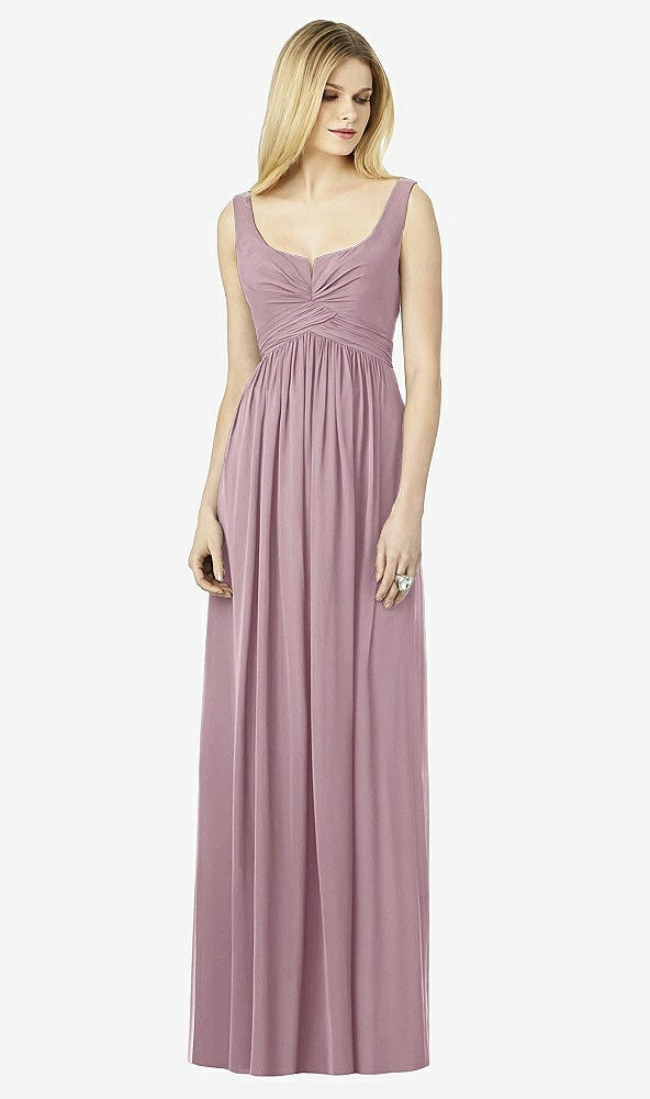 Front View - Dusty Rose After Six Bridesmaid Dress 6727