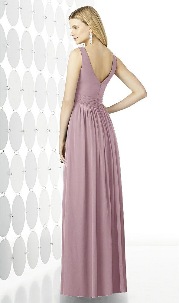 Back View - Dusty Rose After Six Bridesmaid Dress 6727