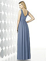 Rear View Thumbnail - Larkspur Blue After Six Bridesmaid Dress 6727