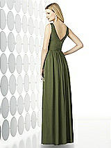 Rear View Thumbnail - Olive Green After Six Bridesmaid Dress 6727