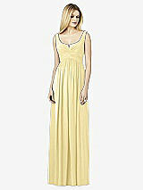 Front View Thumbnail - Pale Yellow After Six Bridesmaid Dress 6727