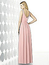 Rear View Thumbnail - Rose - PANTONE Rose Quartz After Six Bridesmaid Dress 6727