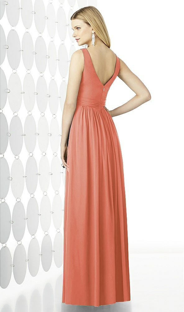 Back View - Terracotta Copper After Six Bridesmaid Dress 6727