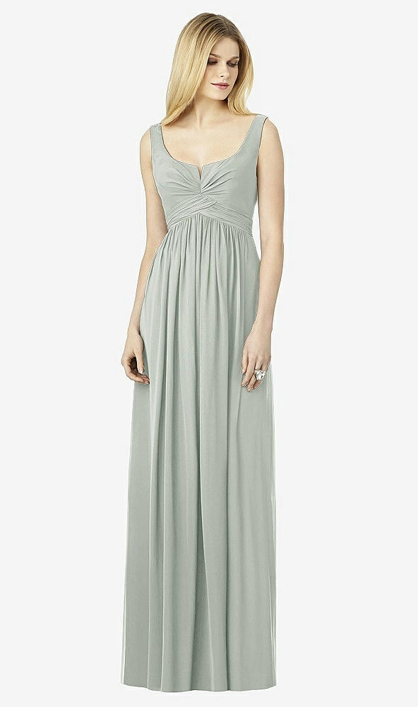 Front View - Willow Green After Six Bridesmaid Dress 6727