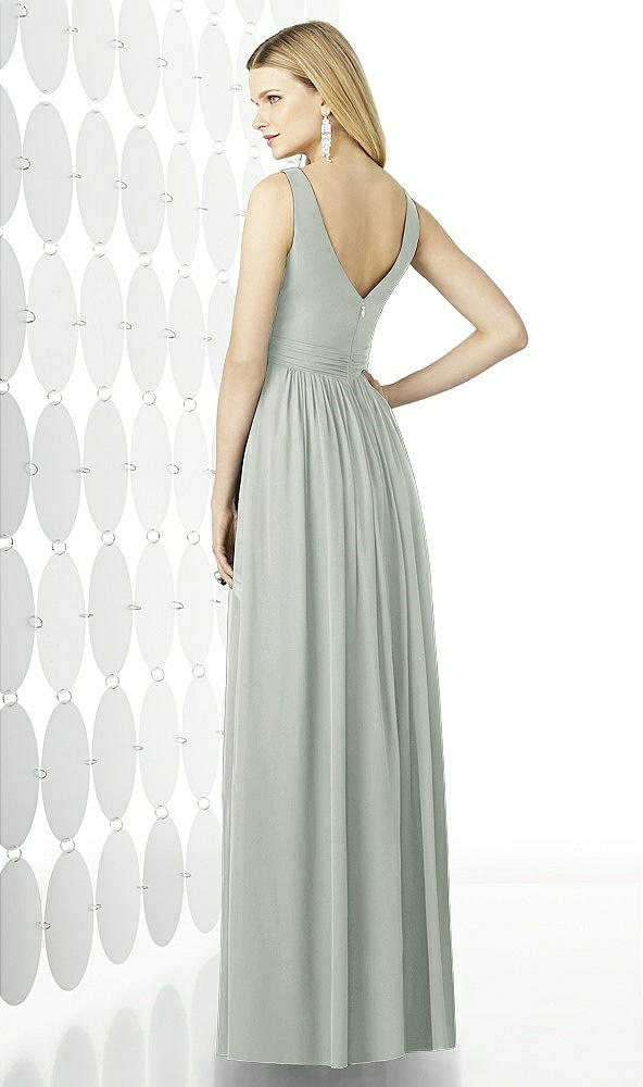 Back View - Willow Green After Six Bridesmaid Dress 6727