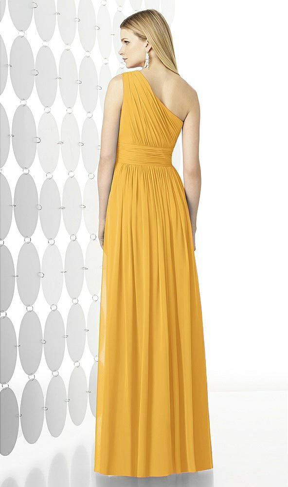 Back View - NYC Yellow After Six Bridesmaid Dress 6728