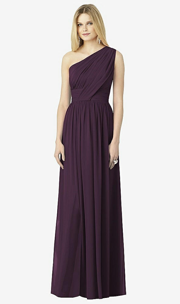 Front View - Aubergine After Six Bridesmaid Dress 6728