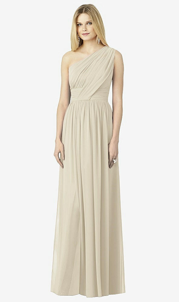Front View - Champagne After Six Bridesmaid Dress 6728