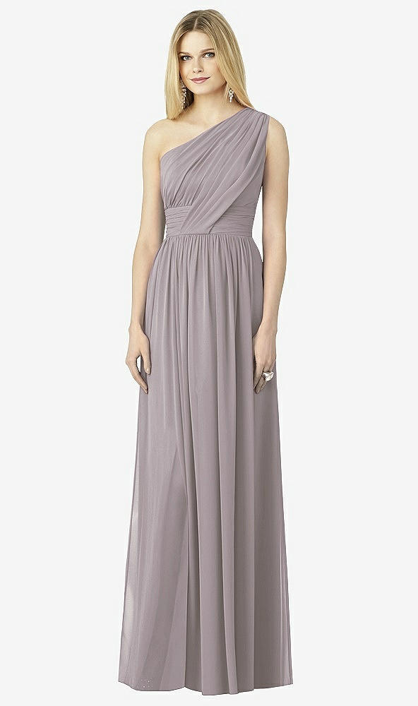 Front View - Cashmere Gray After Six Bridesmaid Dress 6728