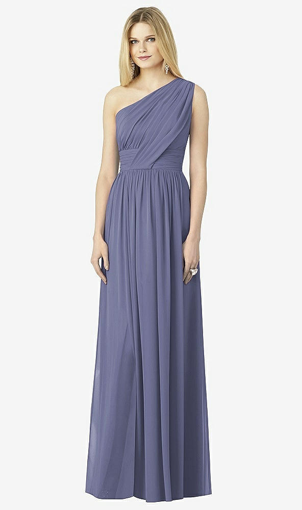 Front View - French Blue After Six Bridesmaid Dress 6728