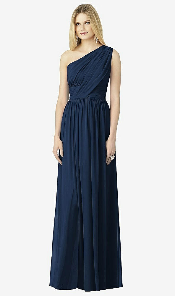 Front View - Midnight Navy After Six Bridesmaid Dress 6728