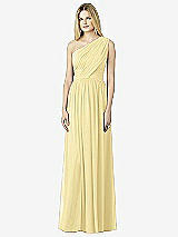 Front View Thumbnail - Pale Yellow After Six Bridesmaid Dress 6728