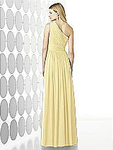 Rear View Thumbnail - Pale Yellow After Six Bridesmaid Dress 6728