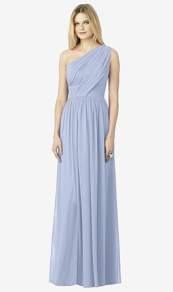 Front View - Sky Blue After Six Bridesmaid Dress 6728