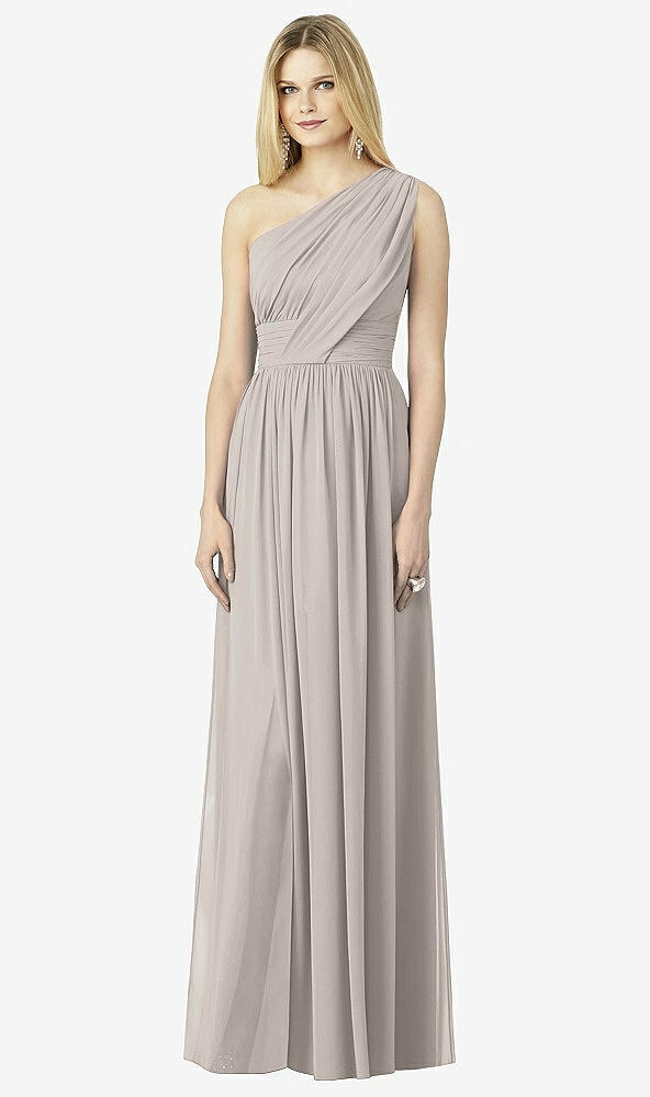 Front View - Taupe After Six Bridesmaid Dress 6728