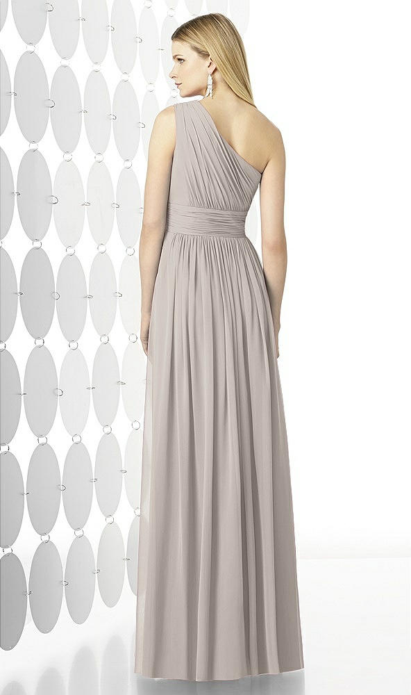 Back View - Taupe After Six Bridesmaid Dress 6728